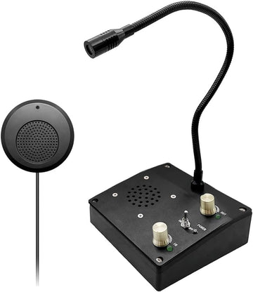 Daytech Window Speaker System - Elevate Communication with Advanced Dual-Way Intercom for Banks, Schools, Stores, and More